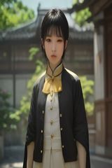 4k影视推荐古装历史剧封面，宫廷场景金碧辉煌服装华美人物神情庄重