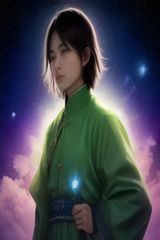 4k影视推荐科幻史诗大片封面，宇宙星云背景配英雄剪影，画面宏大震撼